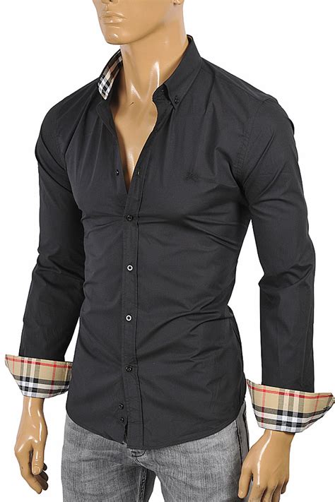 burberry tops mens|designer shirt Burberry for men.